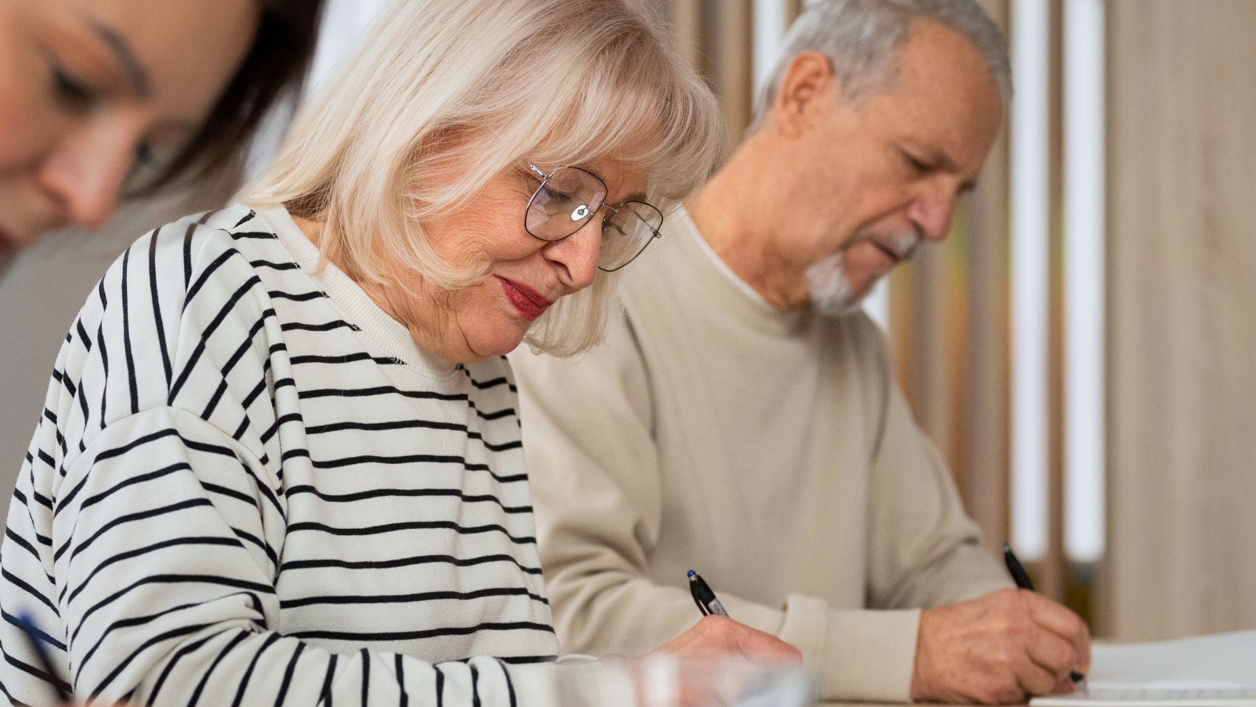 Seniors, hobby, focus