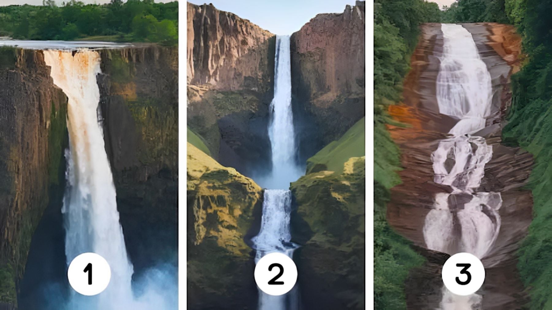 Waterfall, psychology, test