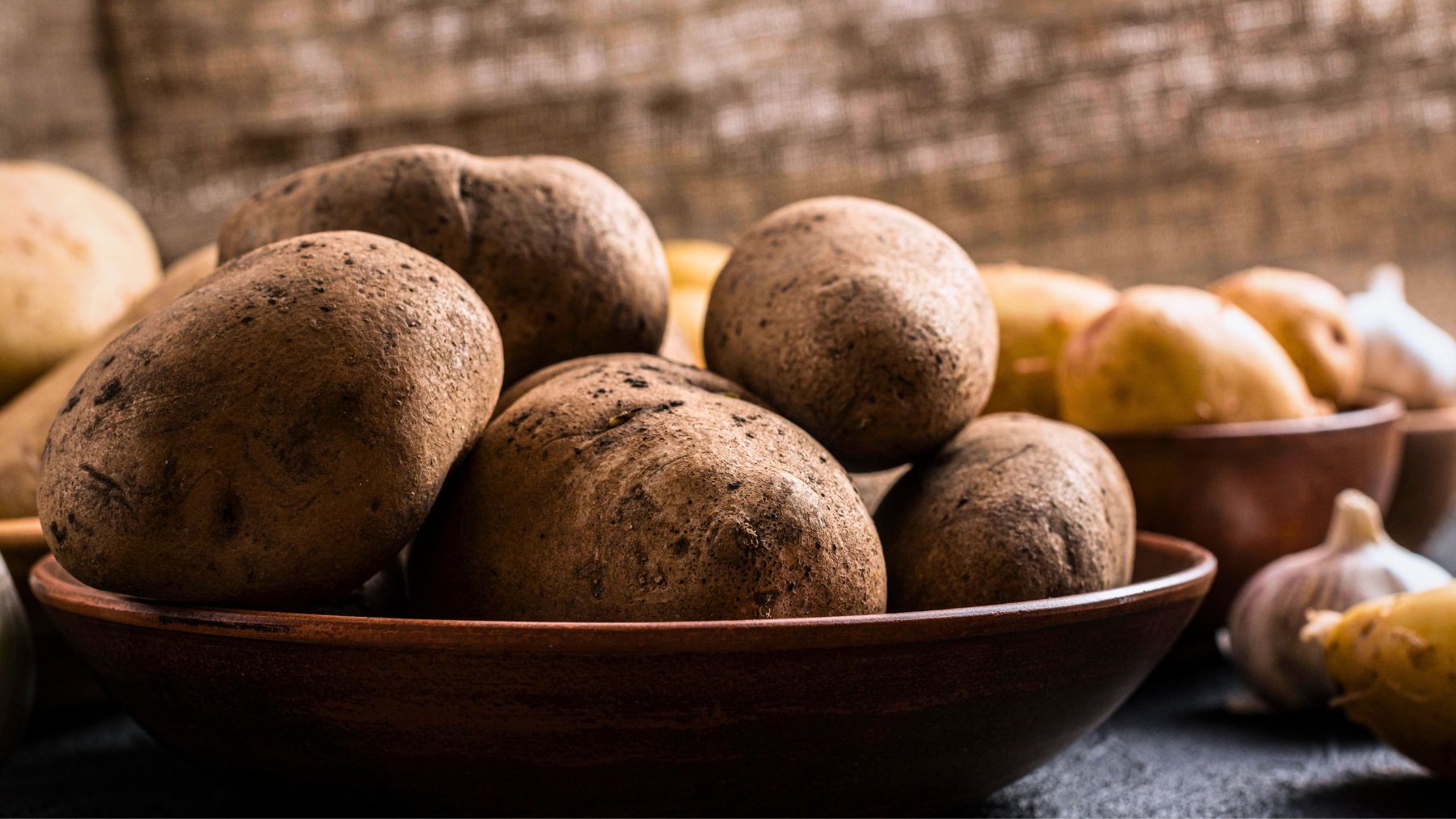 Potatoes, store, place