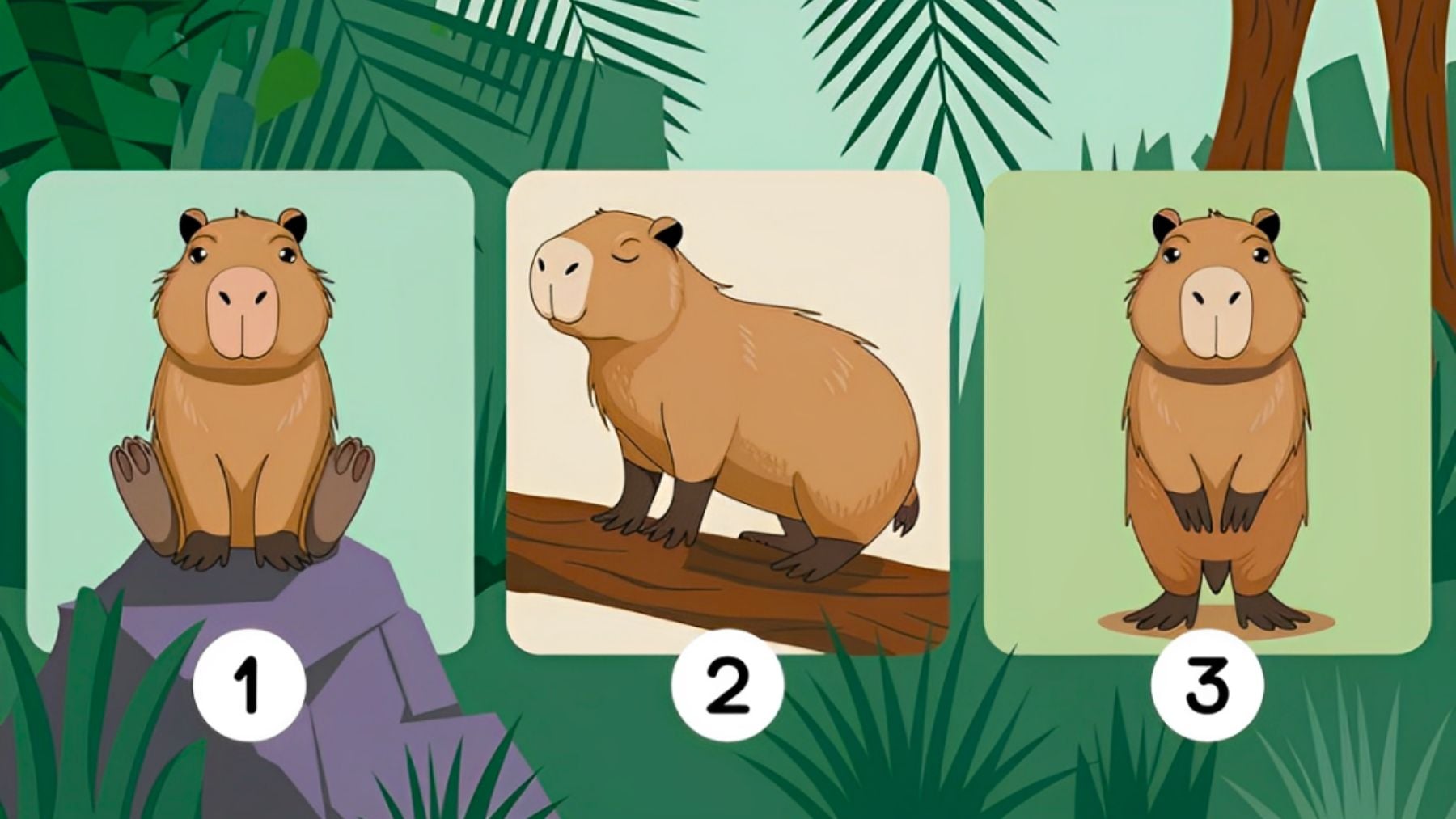 Capybara, personality, test