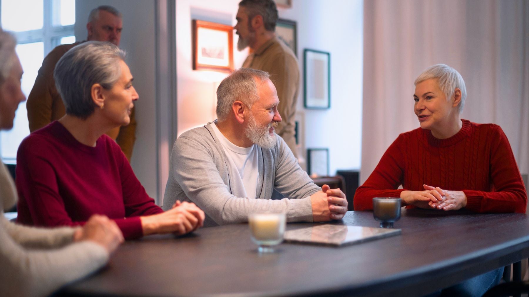 Social activity, seniors, confident