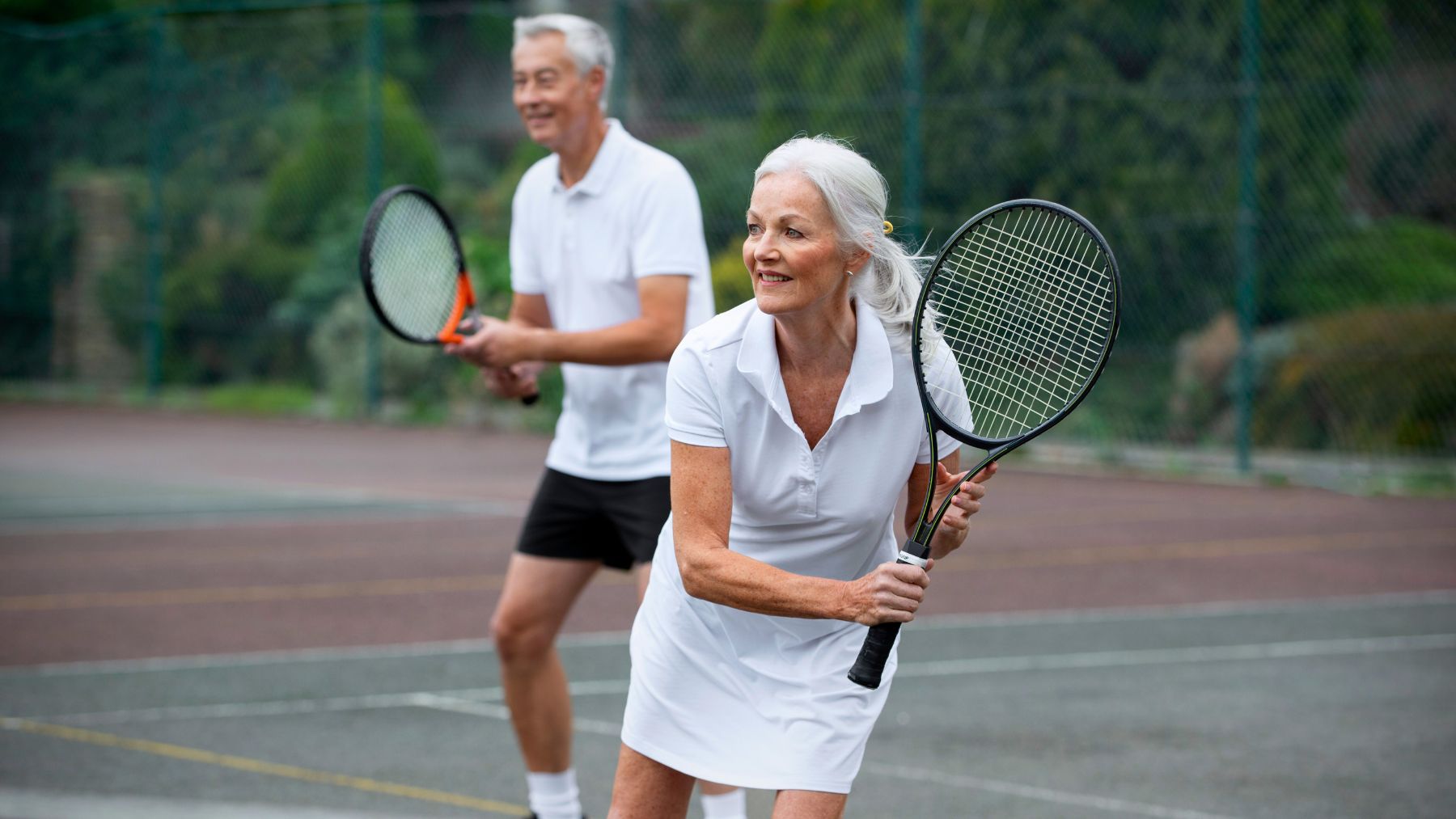 Sport, seniors, agility