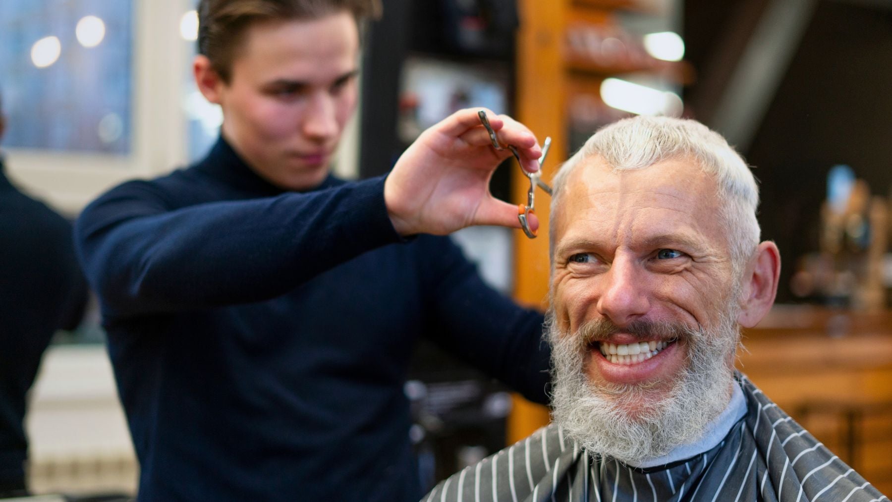 Haircut, men, age-defying