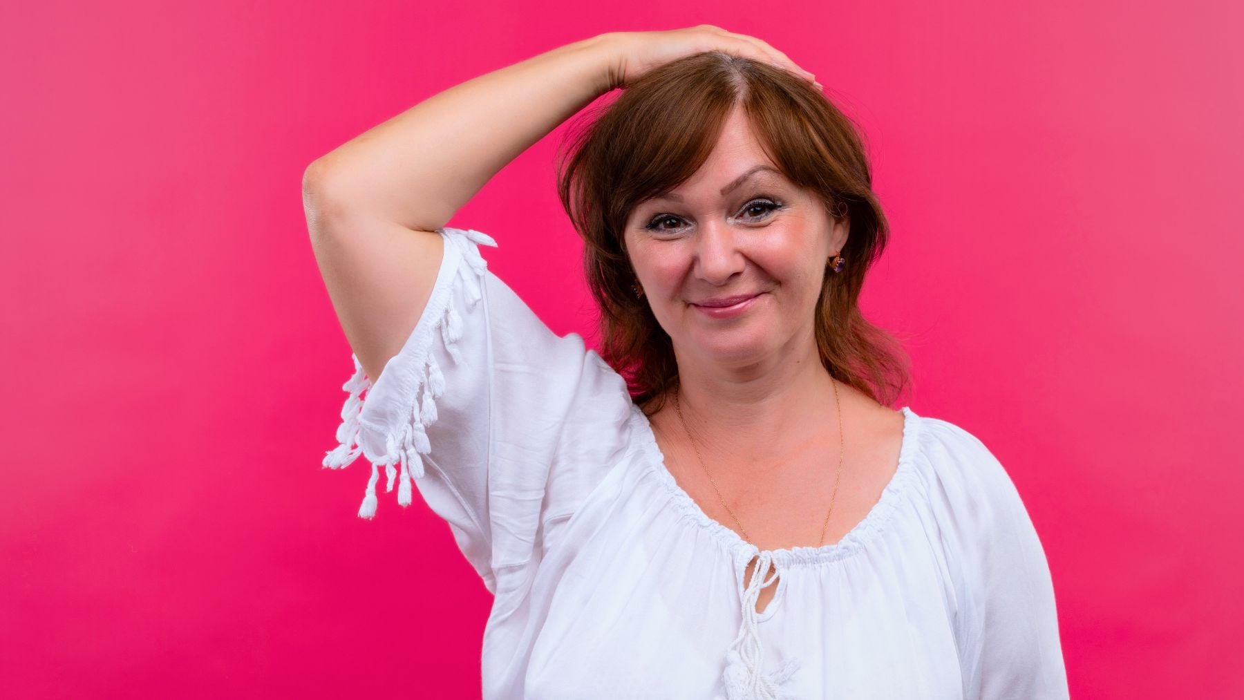 Haircut, women, thick hair