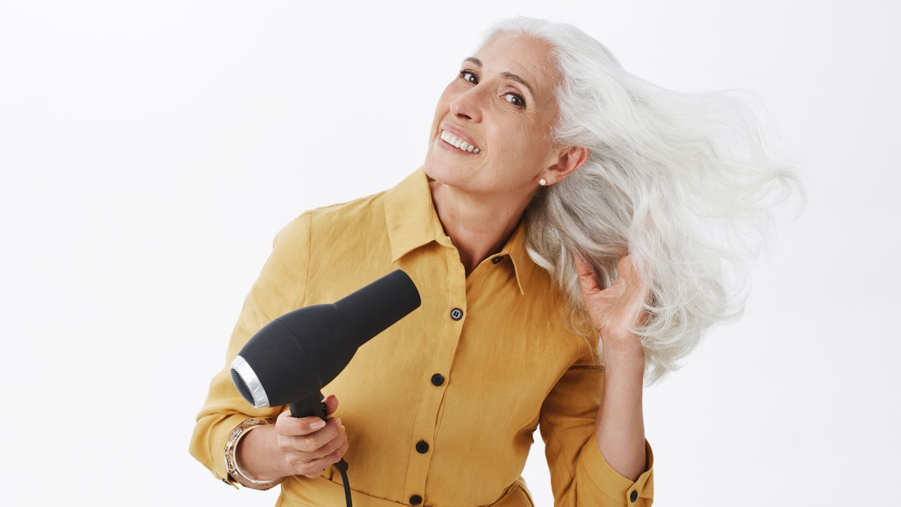 woman, hairstyle, hair, senior woman