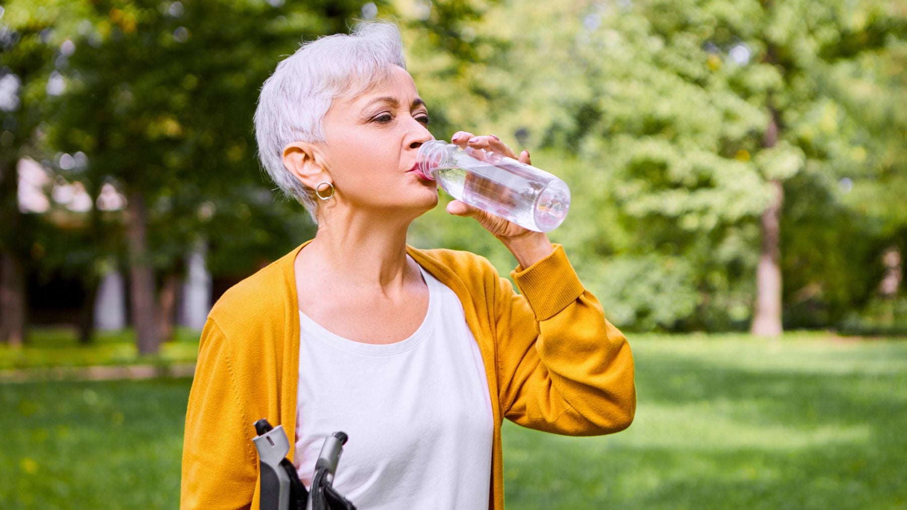 Drink, water, retirees