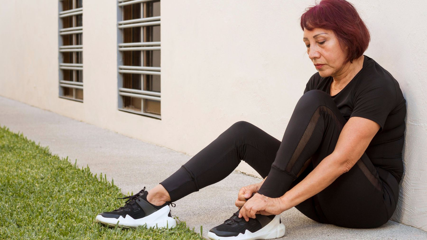 Seniors, wear, posture