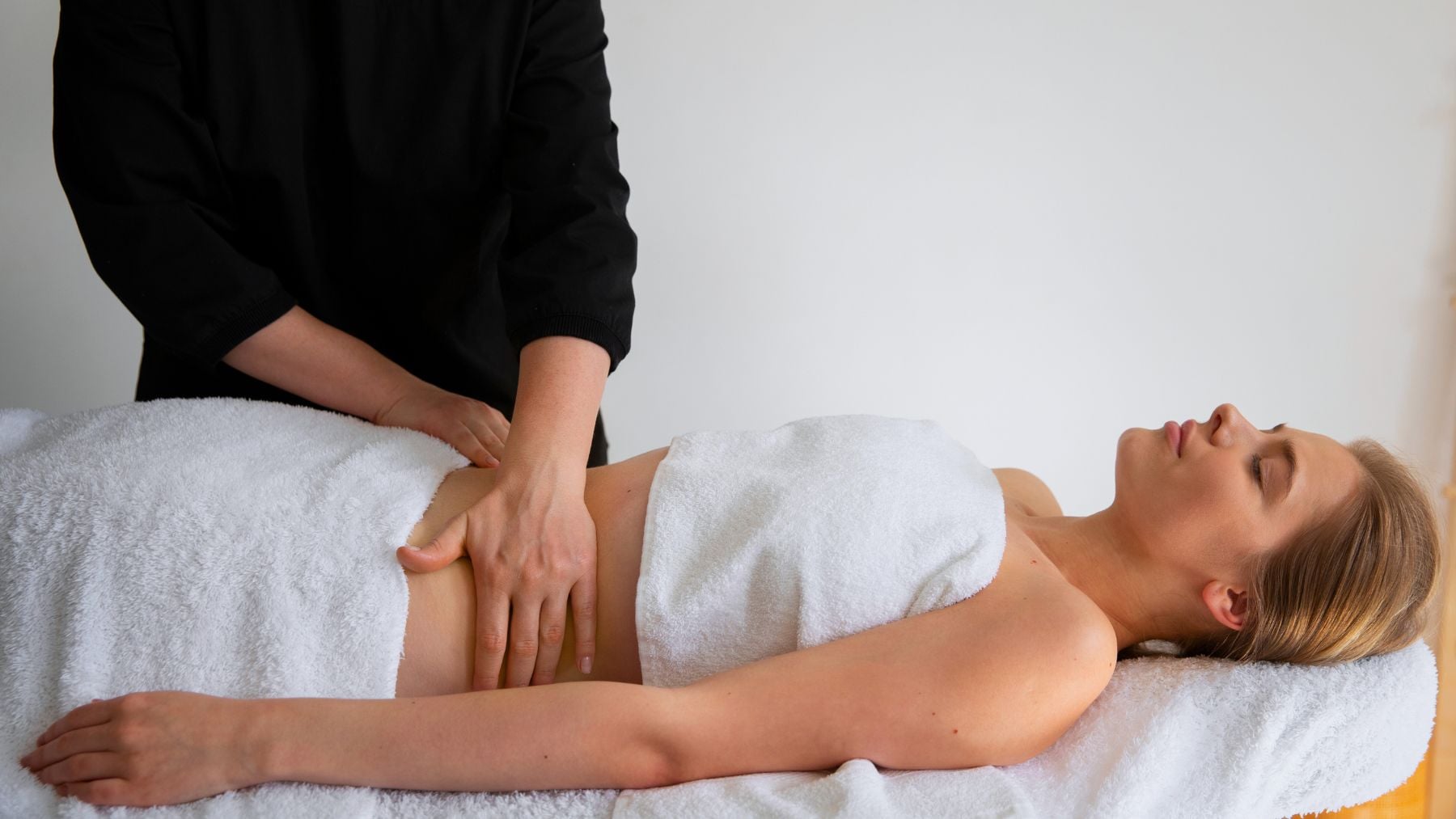 Lymphatic drainage, massage, weight loss