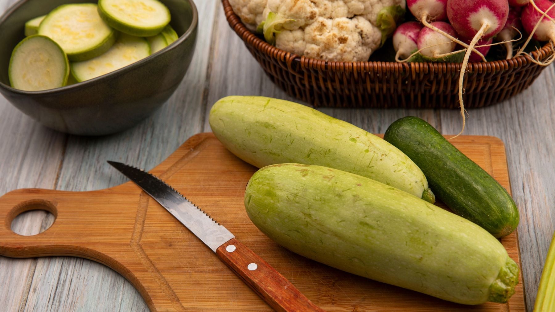 Trick, zucchini, fresh