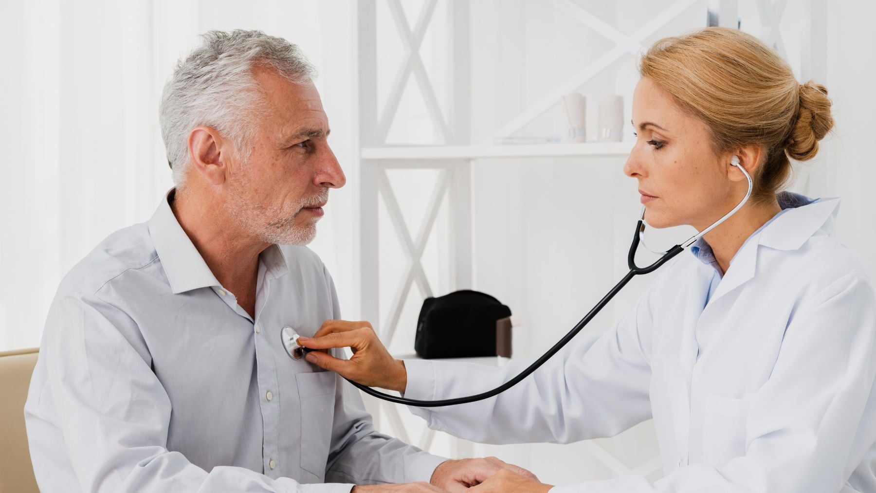 doctor, patient, heart health