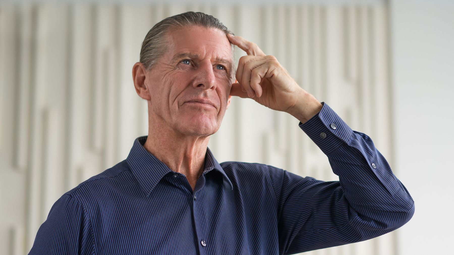 man, thinking