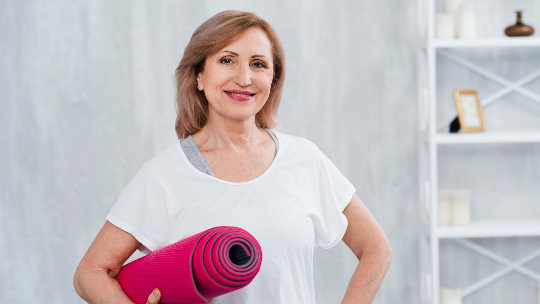 woman over 50, exercise, retiree