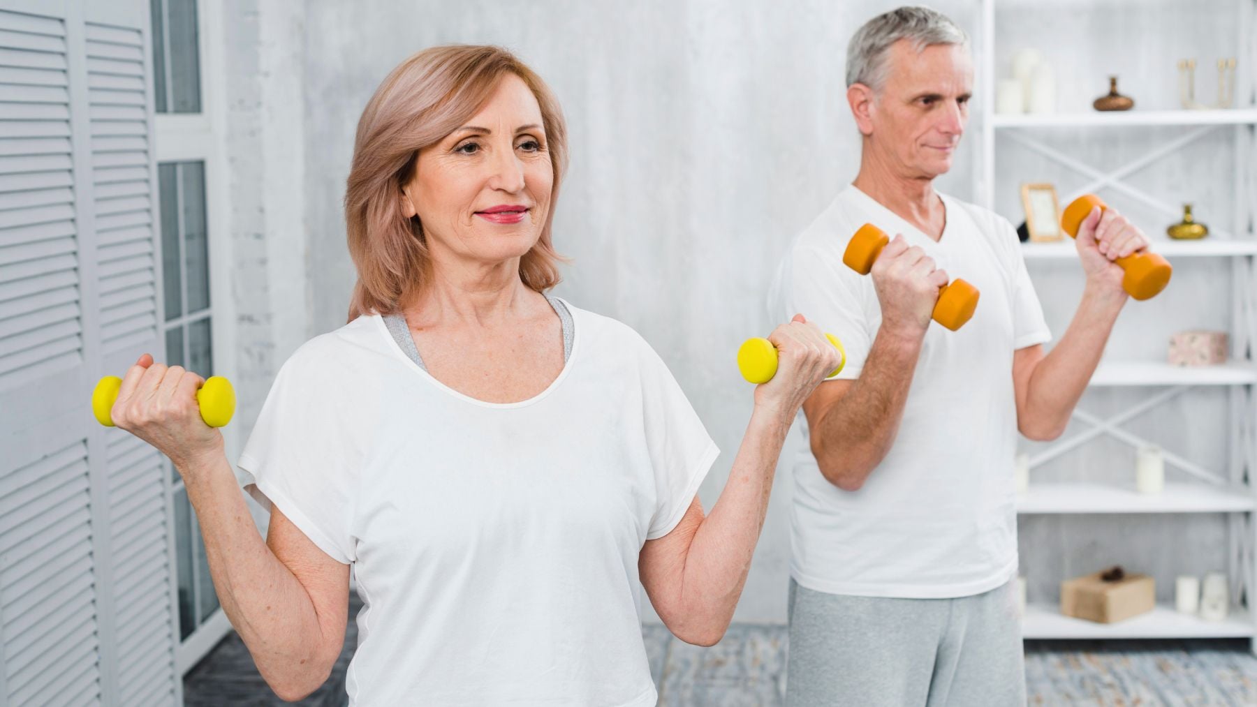 Exercise, weightlifting, seniors