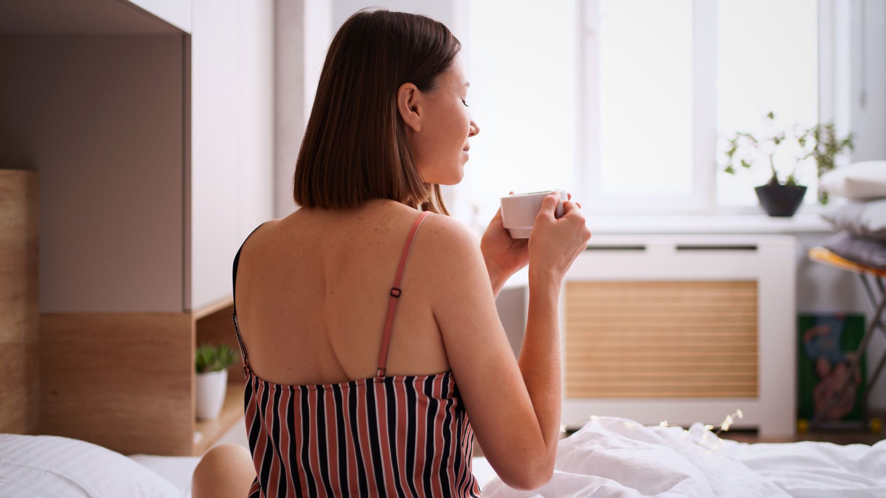 Women, habit, morning