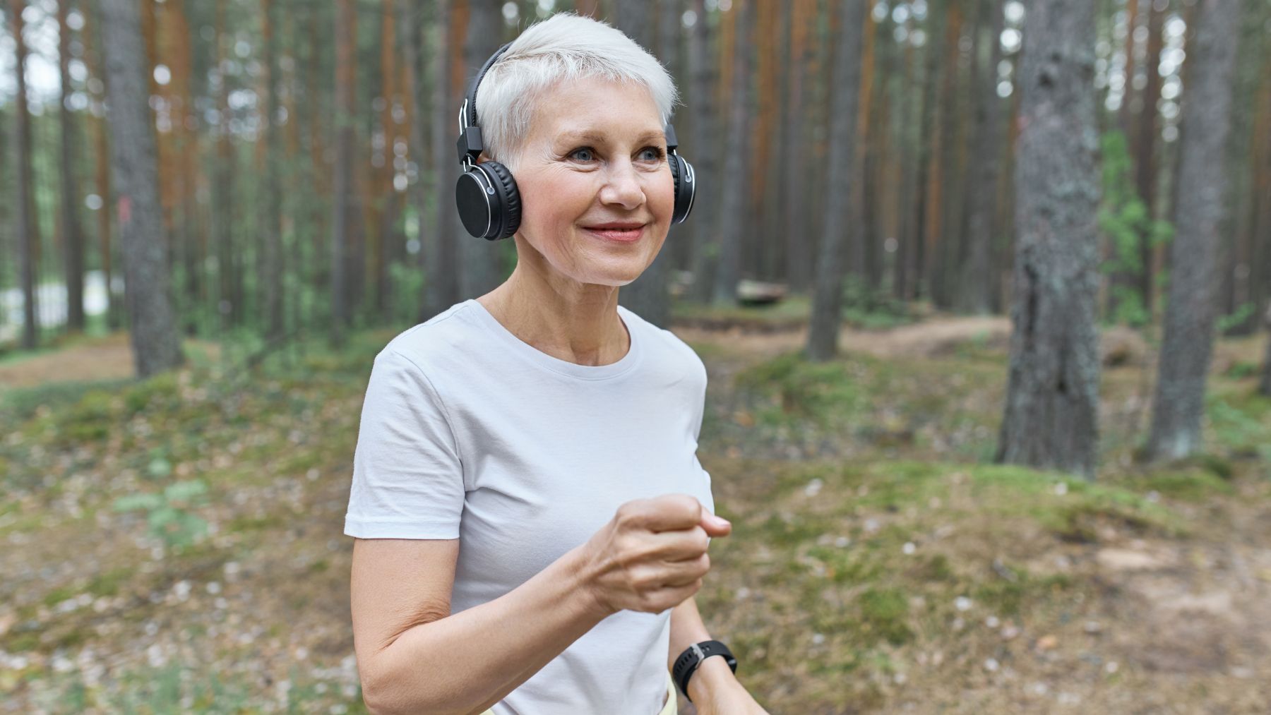 exercise, senior woman