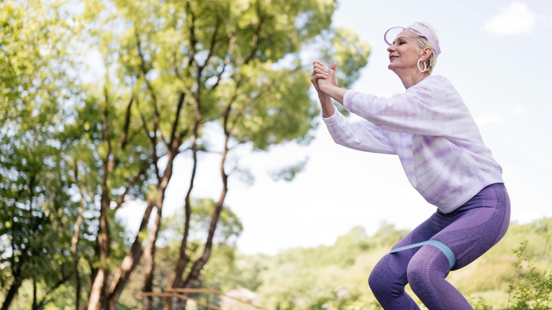 park, exercise, senior