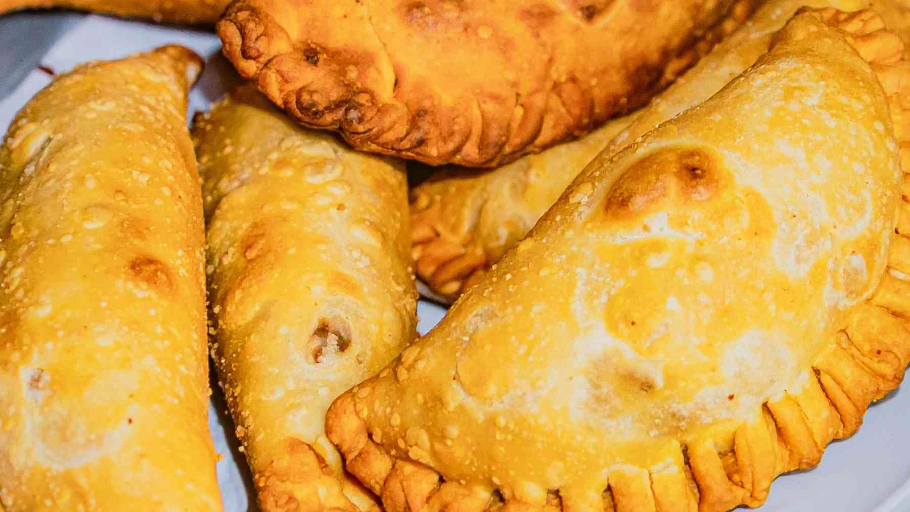 A warm pastry filled with meat and cheese doesn't exactly sound like healthy food, but this recipe reminds us that the real problem isn't always the craving