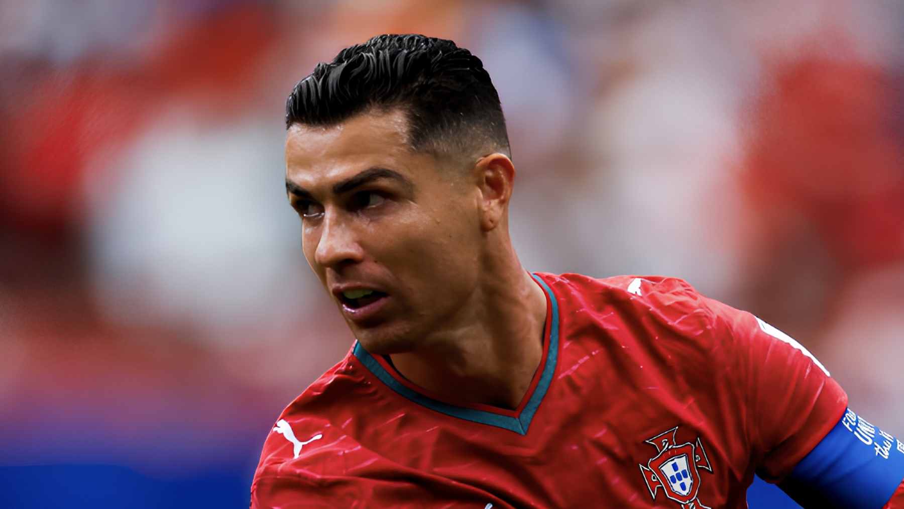 Cristiano Ronaldo during a training session, known for his rigorous diet and disciplined approach to maintaining peak physical fitness.