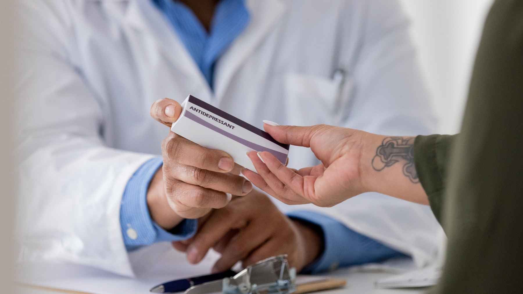 Prescription antidepressant medications commonly used to treat depression and anxiety amid a U.S. mental health policy debate