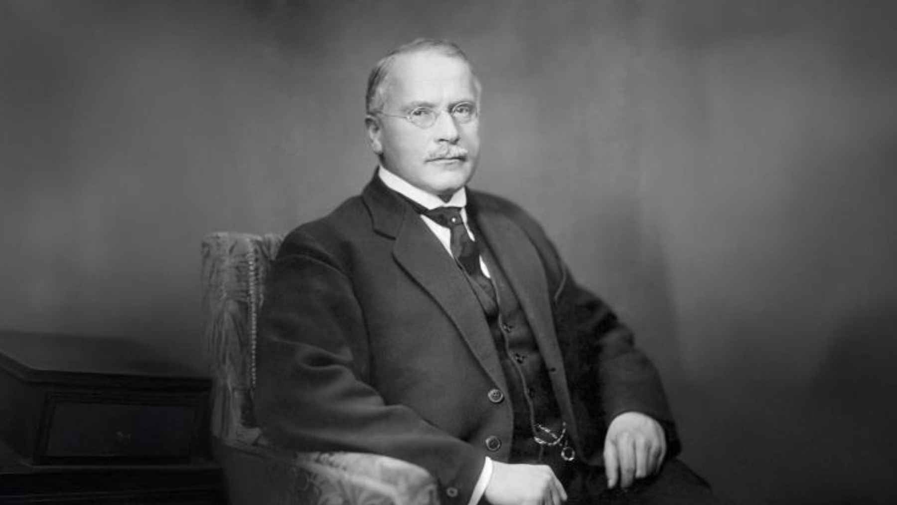 Portrait of Swiss psychiatrist Carl Jung, whose writings explored loneliness, emotional connection, and the psychology of the human mind.