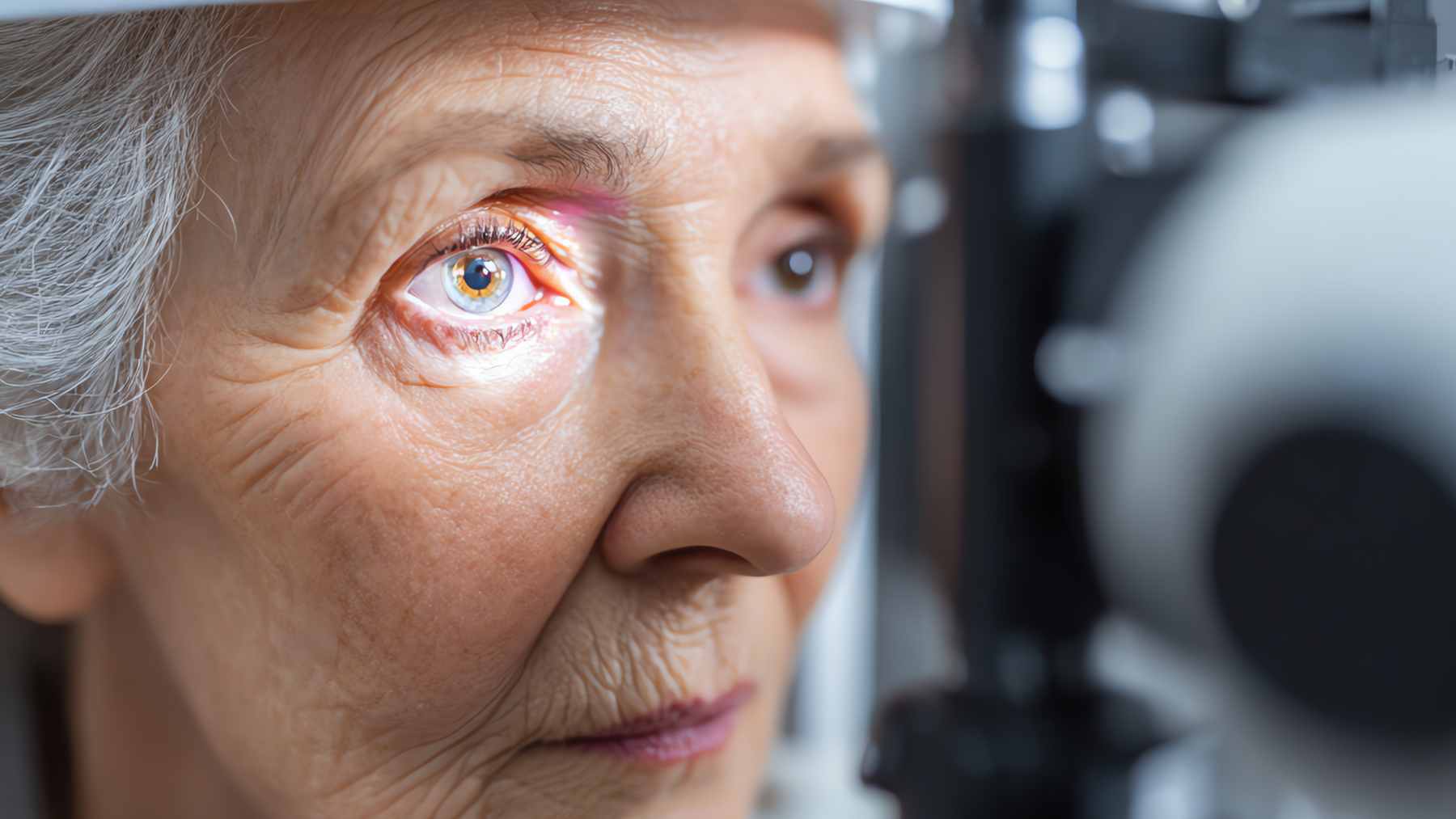 Doctors say the cloudy vision you blame on age could be a leading cause of blindness that 94 million people already have 1 A close-up illustration comparing a clear view of a street scene with a blurry, hazy view caused by cataracts.