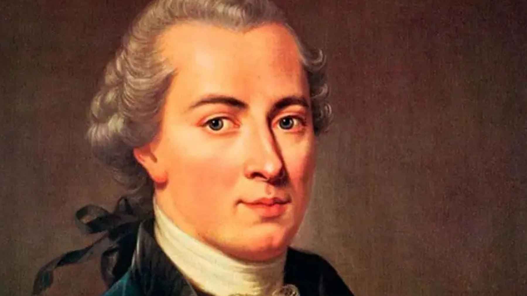 Portrait of German philosopher Immanuel Kant, whose ethics emphasize human dignity, autonomy, and moral responsibility.