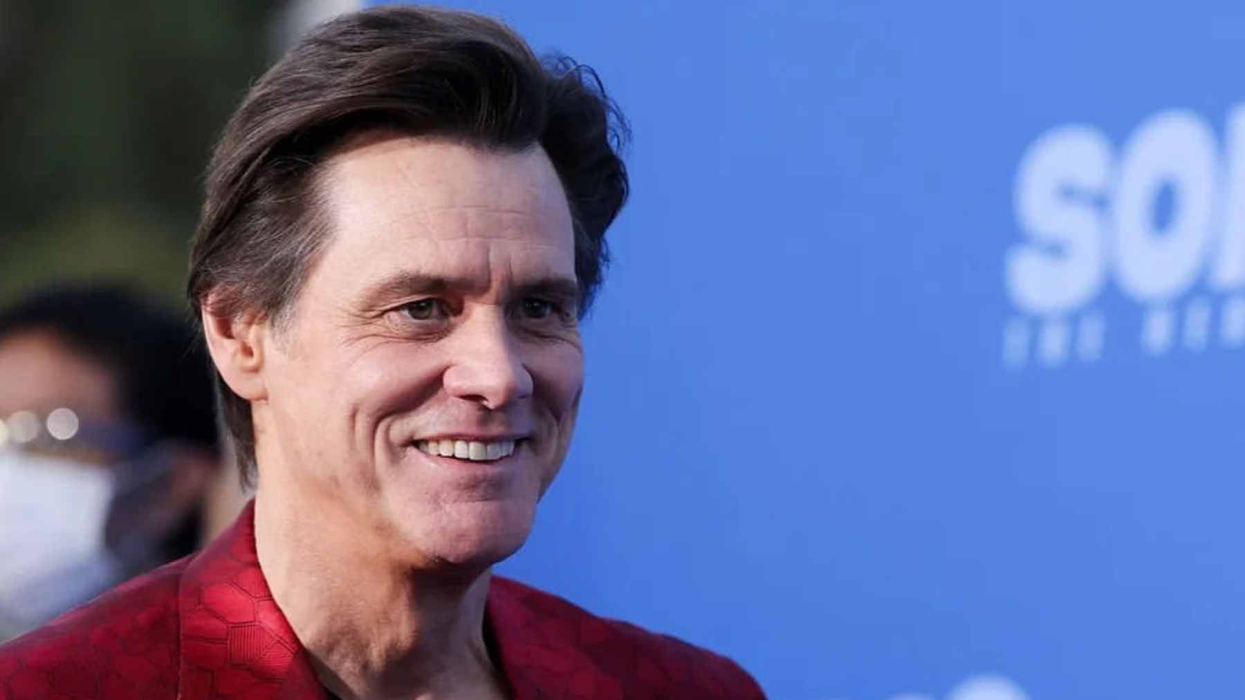 A reflective portrait of actor Jim Carrey, whose public journey has often touched on themes of identity and mental well-being.