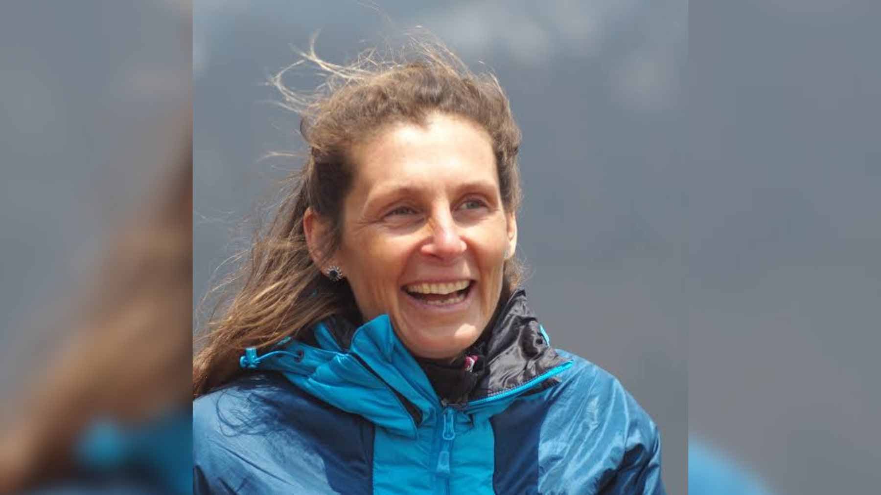 She had never run a marathon and only hoped not to twist an ankle, then her Everest marathon ended in a way she never expected 1 Miroslava Jirková crossing the finish line at the Tenzing Hillary Everest Marathon in Namche Bazar.