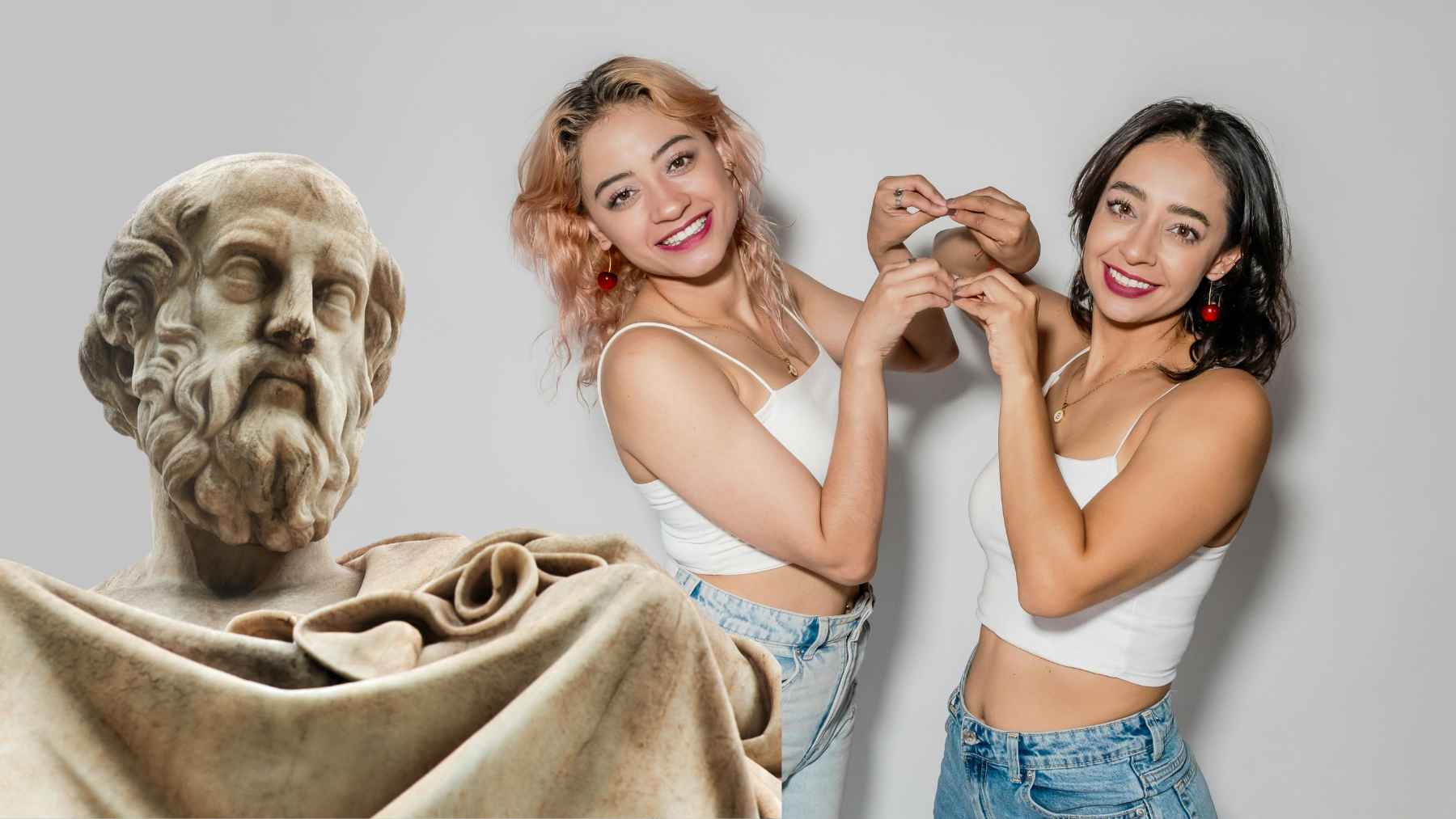 Statue of the ancient Greek philosopher Plato, whose writings in Gorgias and Republic explore desire, freedom, and friendship.