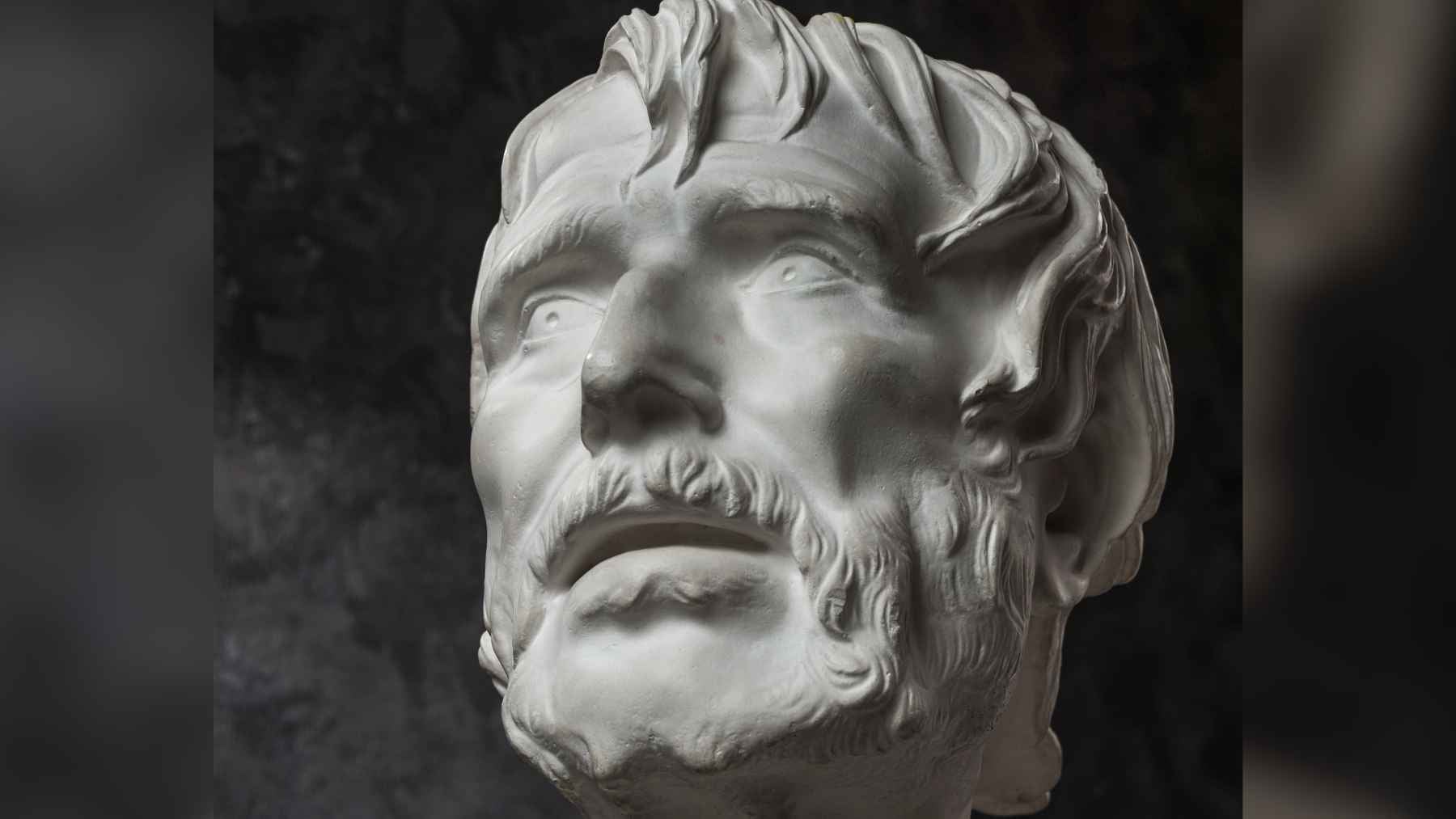 Seneca, philosopher and orator: "We suffer more often in imagination than in reality," which is why your worst fears rarely come true 1 Profile view of a marble bust of the Roman Stoic philosopher Seneca, whose writings encourage overcoming fear through reason and clear judgment.