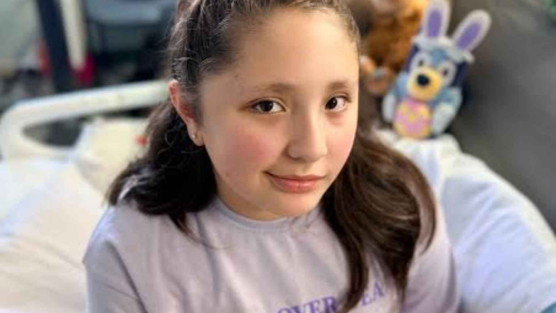 11-year-old girl recovering from a stroke after suffering sudden weakness and speech problems at school