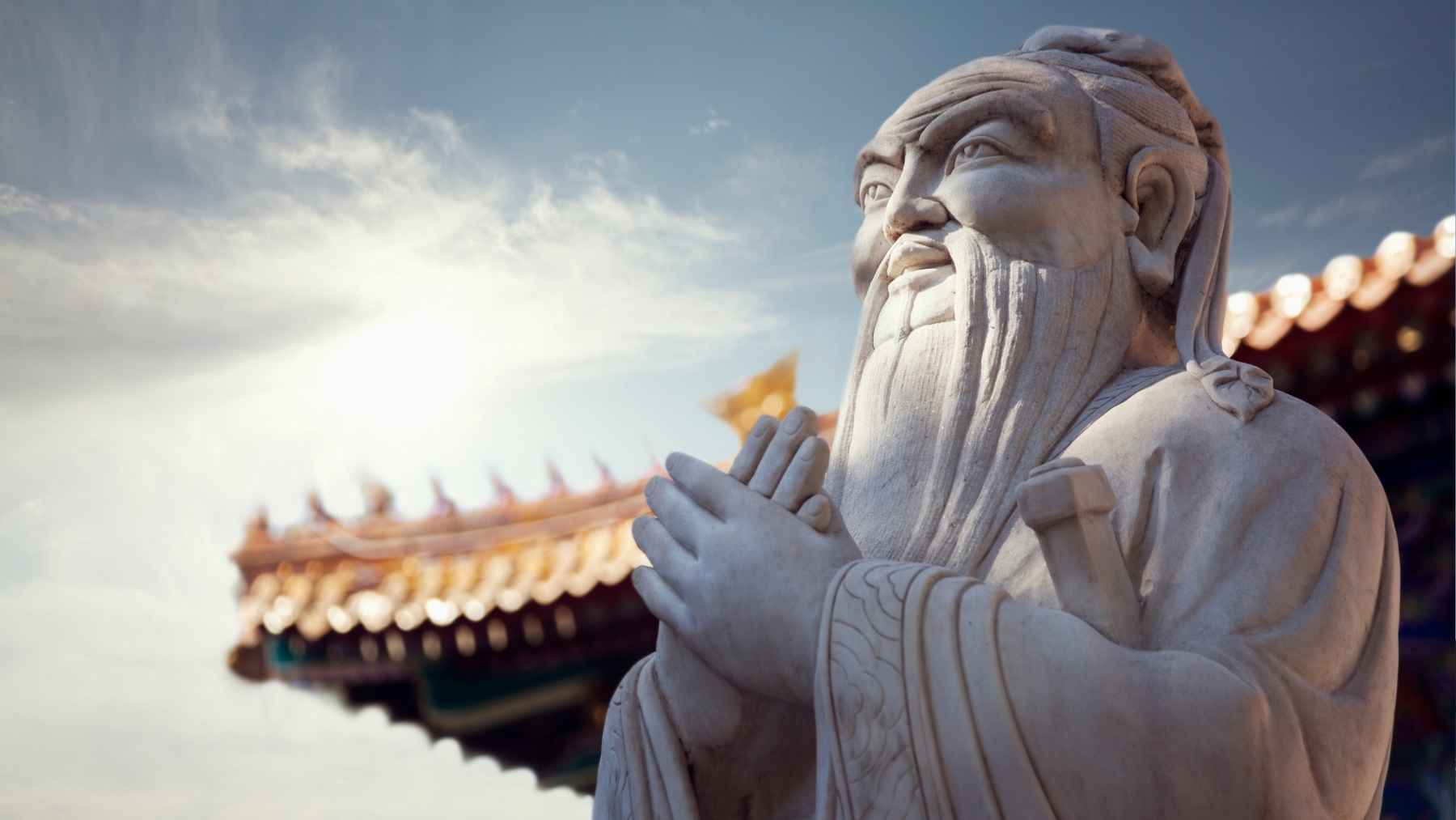 A peaceful landscape at sunrise, representing philosophical reflections on time, personal growth, and Confucius's quote about having two lives.