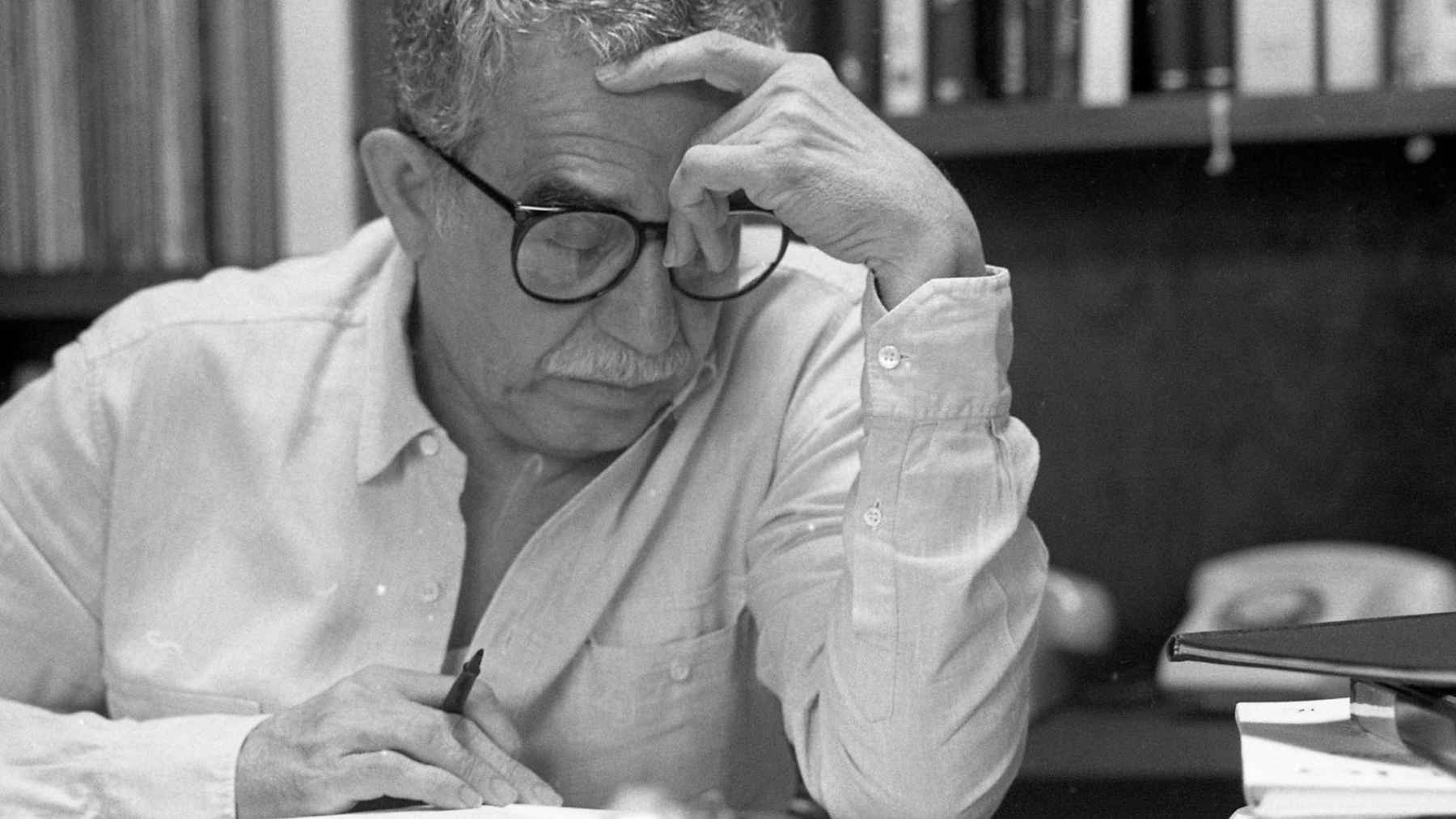 Portrait of Gabriel García Márquez, the Nobel Prize-winning Colombian author whose reflections on resilience and survival continue to inspire readers.