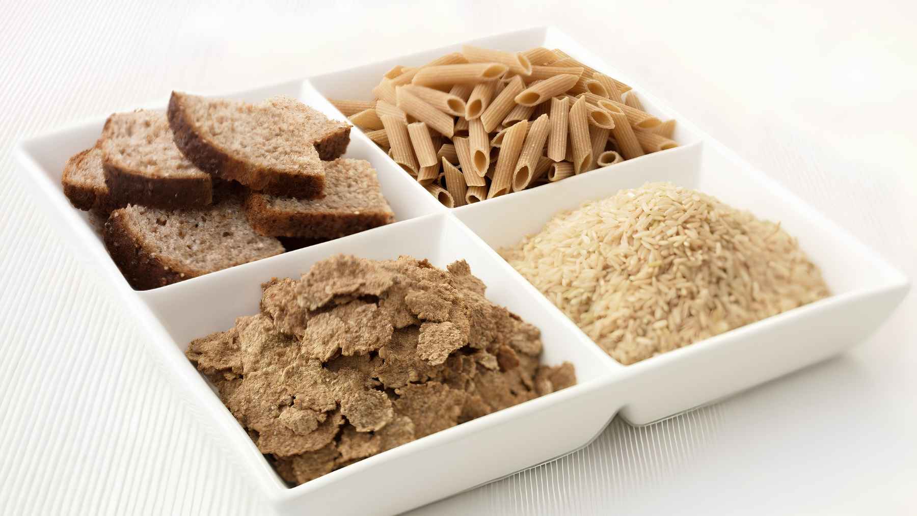 Bread, rice and pasta as part of a balanced diet for blood sugar management