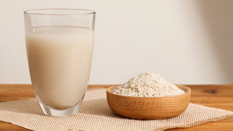 agua de arroz para bajar de peso