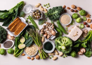 Alimentos vegetarianos.