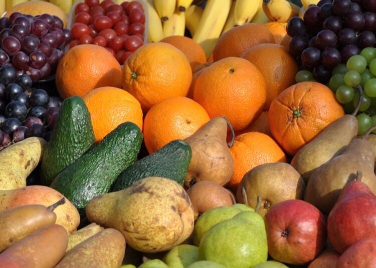 Frutas, azúcar, vegetales