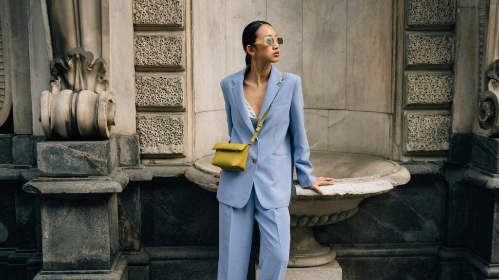 Mujer, bolso, psicología