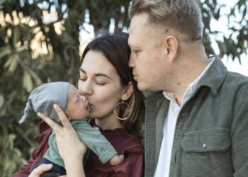 pareja, hijos, amor, padres, bebé