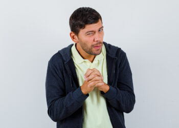 Hombre, Planeando, Mintiendo, Sospechoso