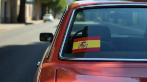 ¿Qué significa llevar una pegatina con la bandera de España en el coche? La psicología lo explica