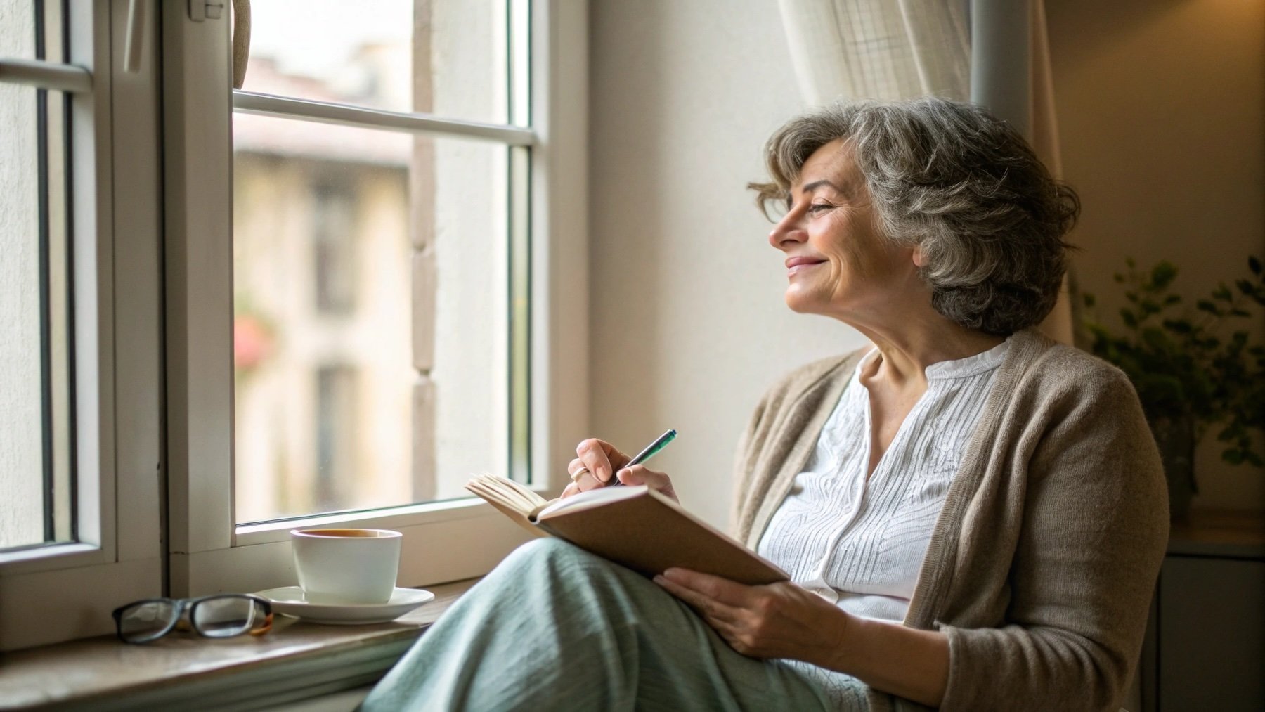 Mujer escribiendo, actividad, escribir