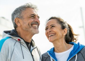 Pareja, deporte, ejercicio