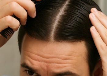 Peinado con raya al medio, Peinado, Pelo