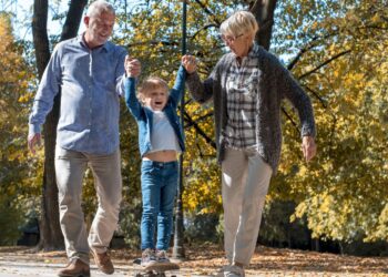 Hábito, abuelos, nietos, psicología