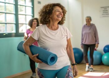 Mujer, ejercicio, actividad