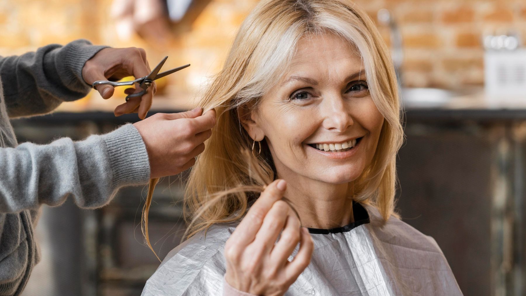 Corte de pelo, belleza, mujeres