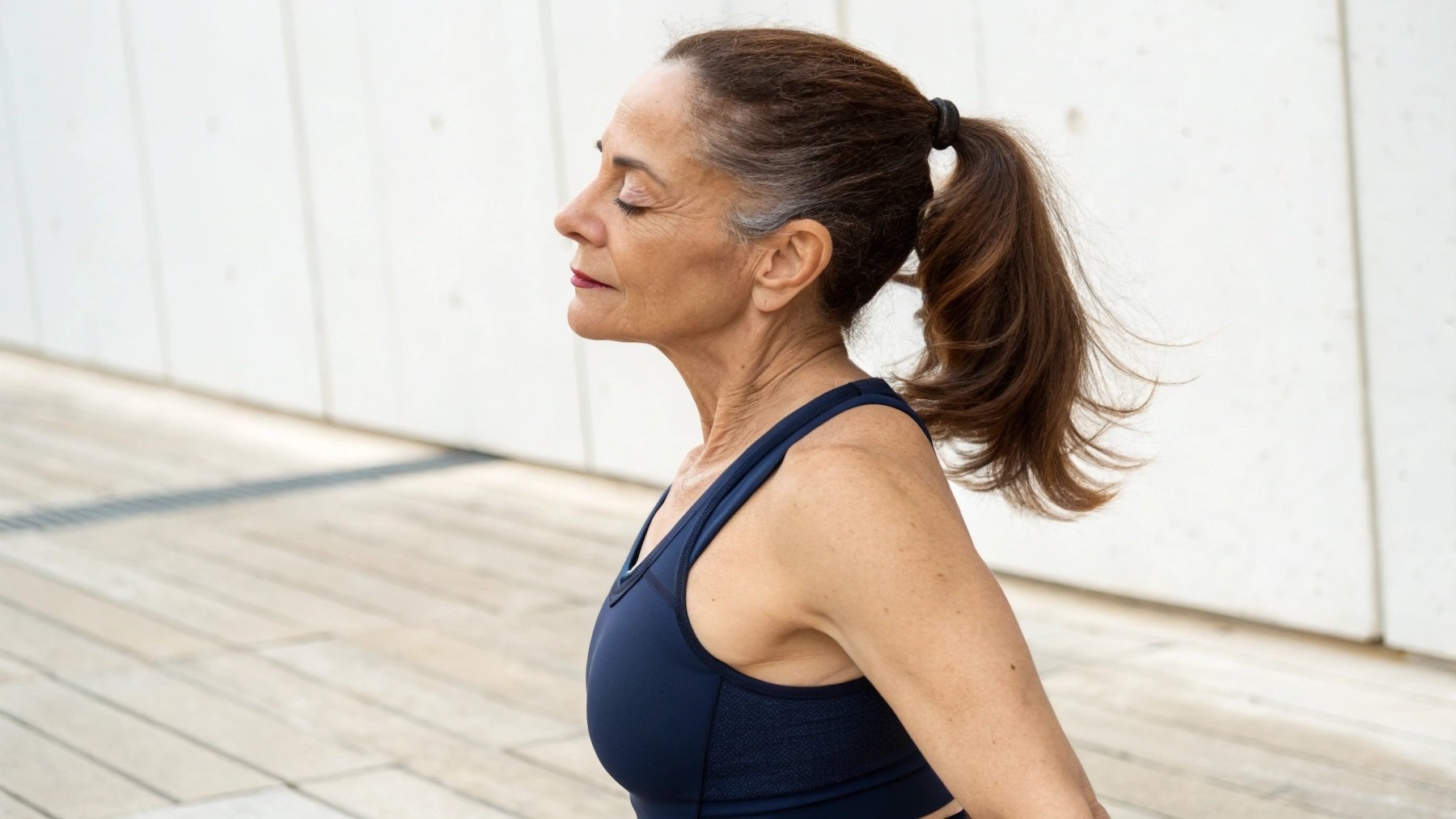 Mujer, ejercicio, entrenamiento