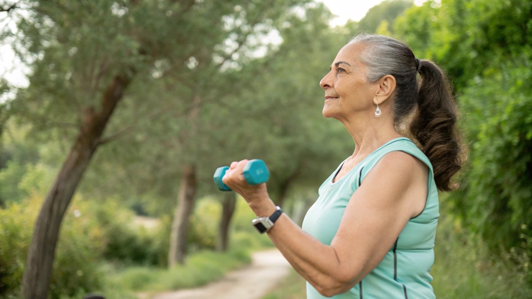 Mujer, ejercicio, deporte