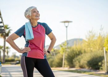 Mujer, ejercicio, ropa de deporte